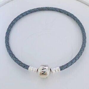 Pandora Single Black Leather Bracelet